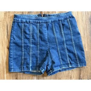Thrill Jeans Women's Denim High Rise Shorts Size L